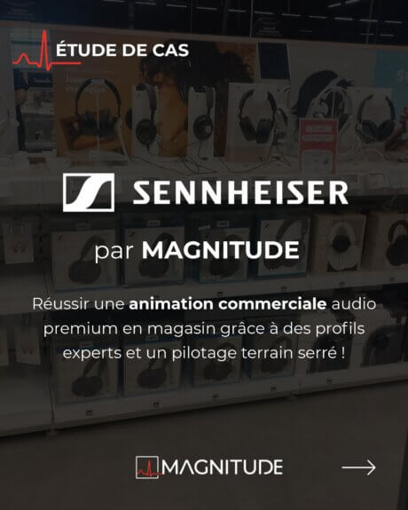 Animation commerciale audio SENNHHEISER x MAGNITUDE