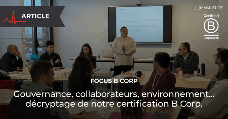 Certification B Corp pour l'agence Magnitude